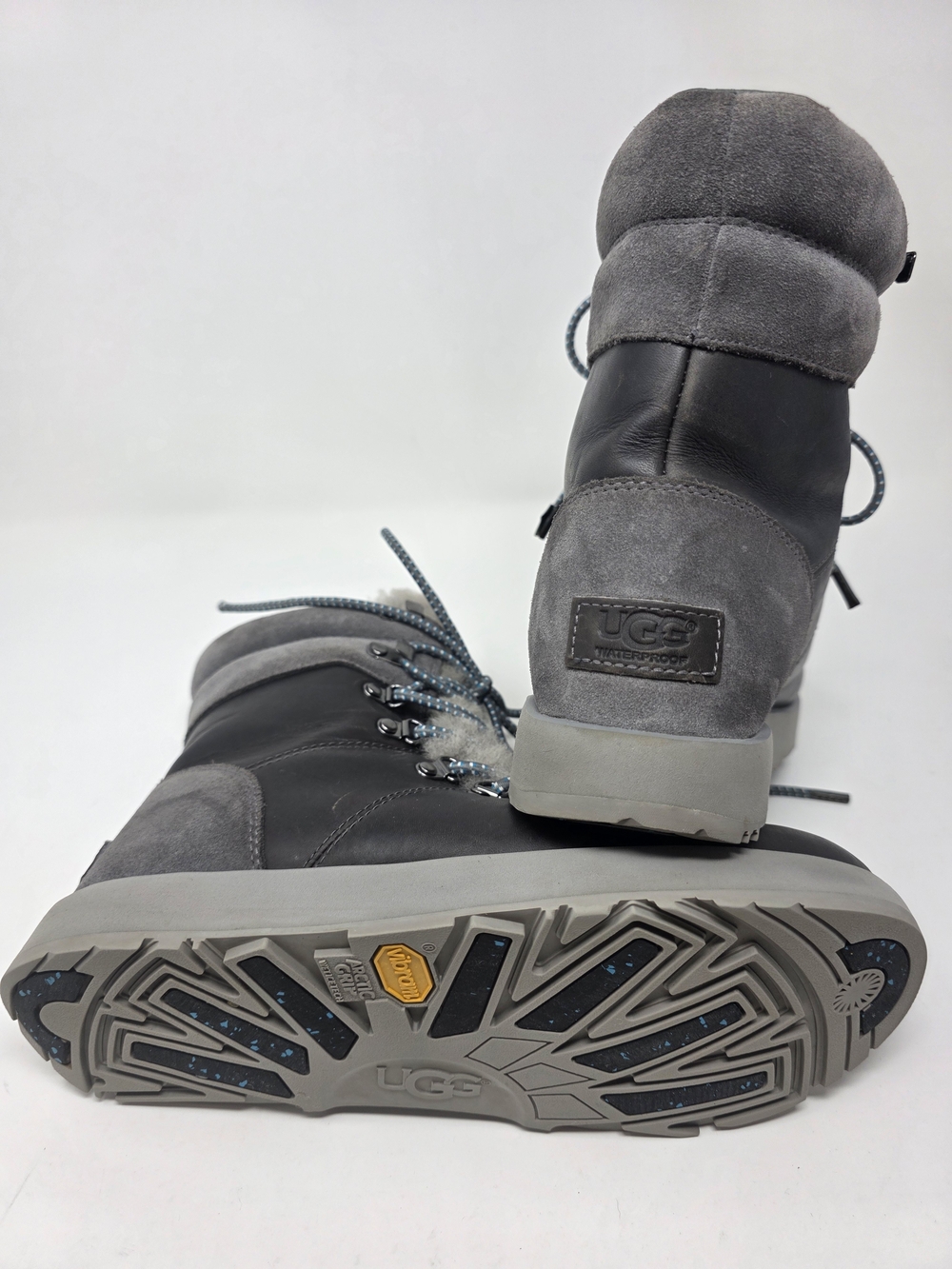 UGG Viki Waterproof Boots Gray Womens 8.5 - Picture 3 of 15